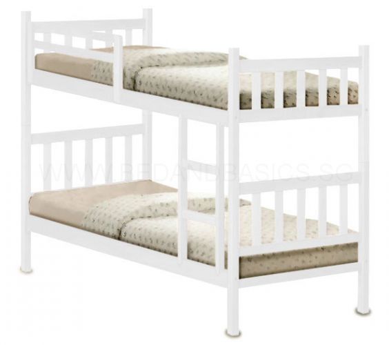 Woods Double Decker Wooden Bed Frame | BedandBasics.sg Woods Double Decker Wooden Bed Frame | BedandBasics.sg