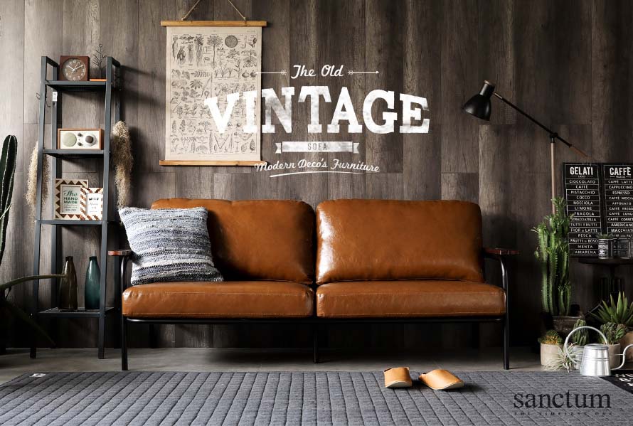 Introducing the sanctum 3 seater vintage leather sofa.